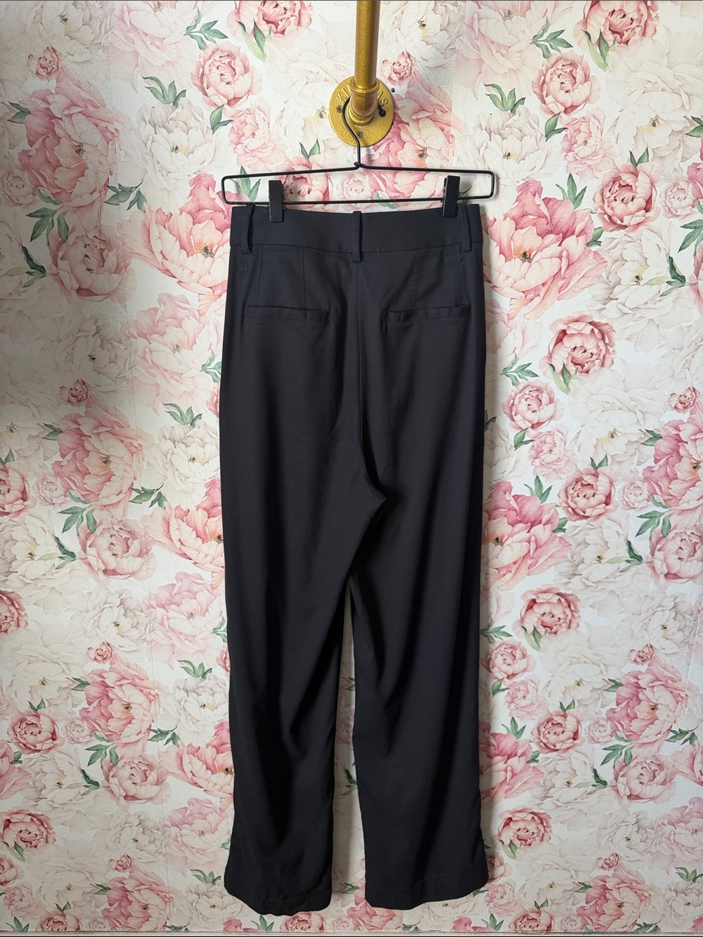 149-$75 *FREE SHIP* Lululemon Pleat-Front High-Rise Trouser Black size 0 - Picture 5 of 7